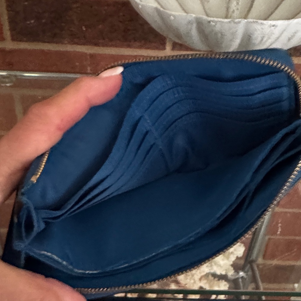 Coach Royal Blue Wristlet - Picture 8 of 10